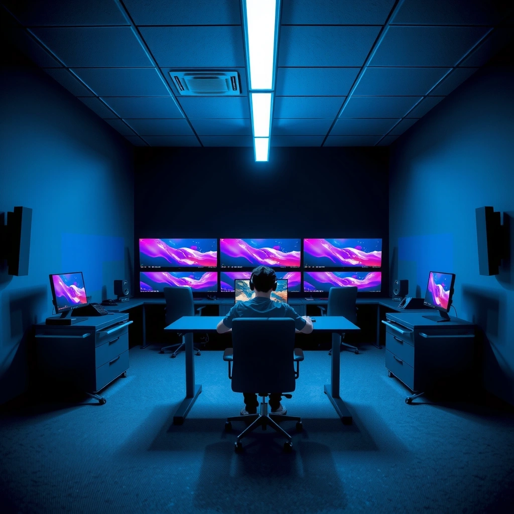 Modern gaming studio